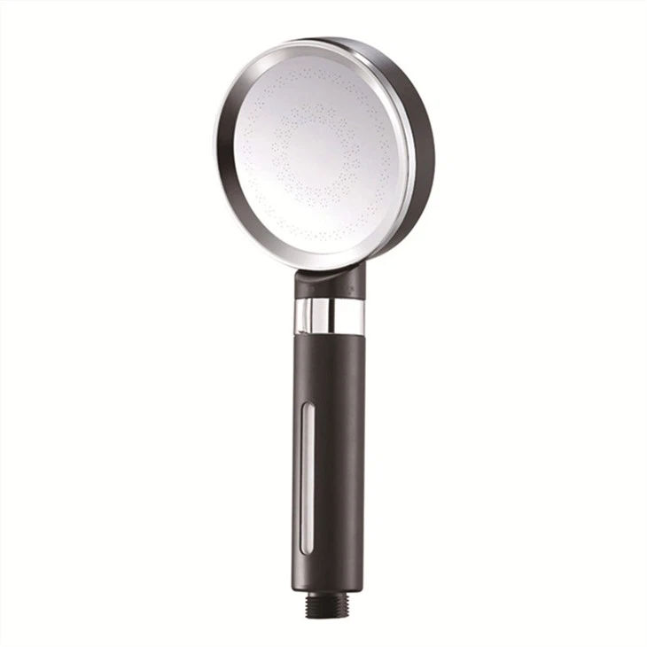 black filter head shower