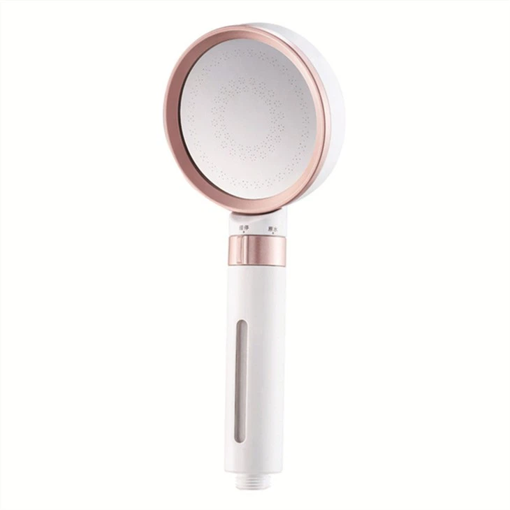 pink filter head shower